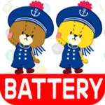 battery widget tiny twin bears android application logo